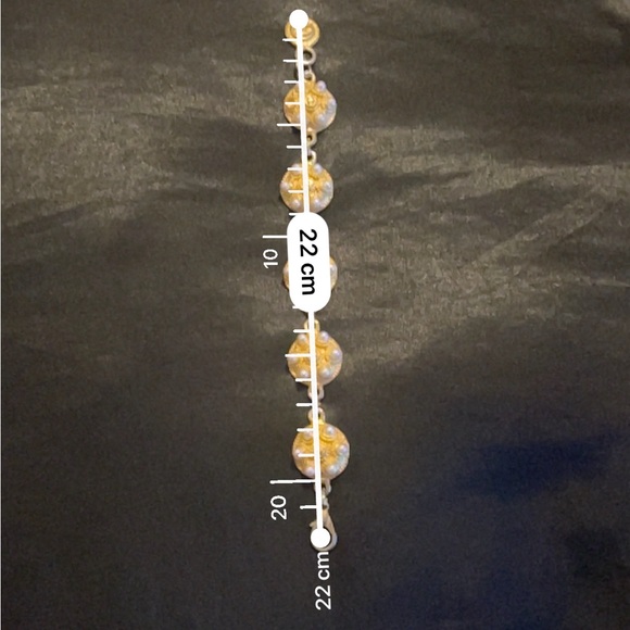 Chanel Vintage Pearl 1980s Gold Tone Metal Bracelet - Picture 7 of 8